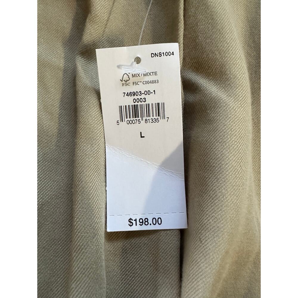 NWT Banana Republic Cropped Fleece Trucker Jacket Size Large - Picture 6 of 7